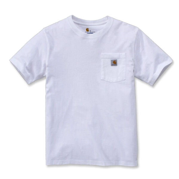 T-SHIRT COTON MANCHES COURTES POCHE POITRINE REF.103296