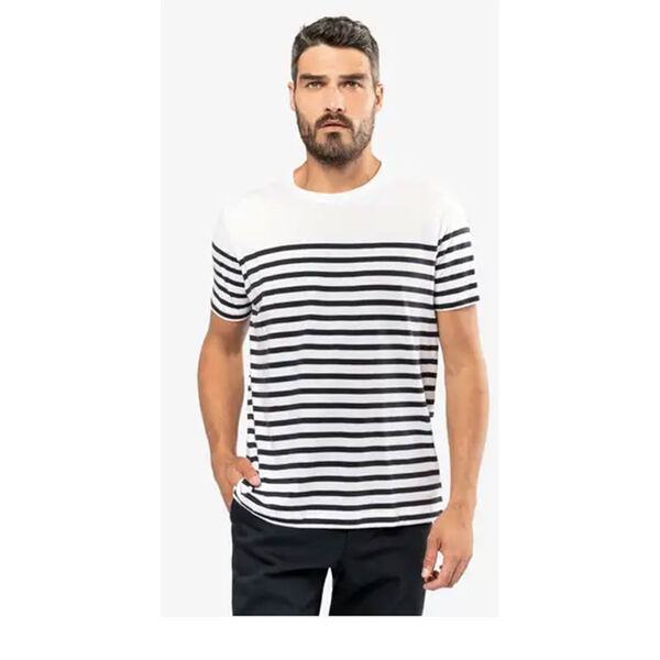 T SHIRT MARIN COL ROND BIO HOMME 100% COTON REF.K3033