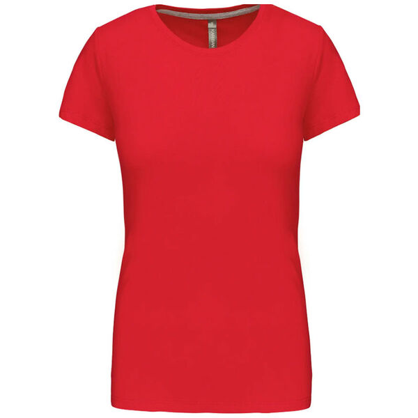 T SHIRT FEM.KARIBAN AJUSTE MC COL BATEAU 100% COTON R&eacute;f.K384