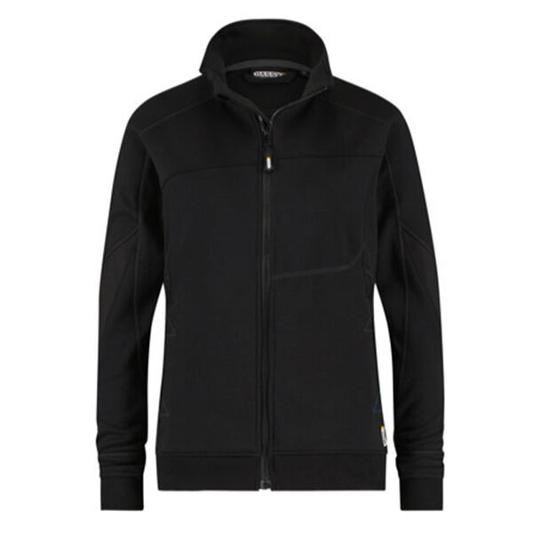 SWEAT-SHIRT VELOX FEMME A ZIP COUDE RENFORT CORDURA CP 305G