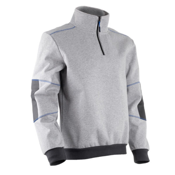 SWEAT SHIRT ORCKA COL ZIPPE 2COUCHES MOLLETON COTON/POLY 310GR RF.5ORC