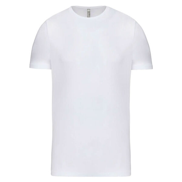 T SHIRT COL ROND MANCHES COURTES HOMME 160GR COT/ELAS - REF.K3012