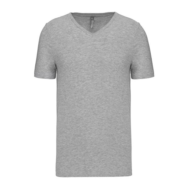T SHIRT COL V MC COTON/ELASTHANE HOMME 160GR REF.K3014