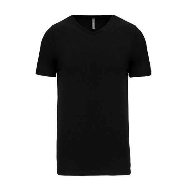 T SHIRT COL V MC COTON/ELASTHANE HOMME 160GR REF.K3014