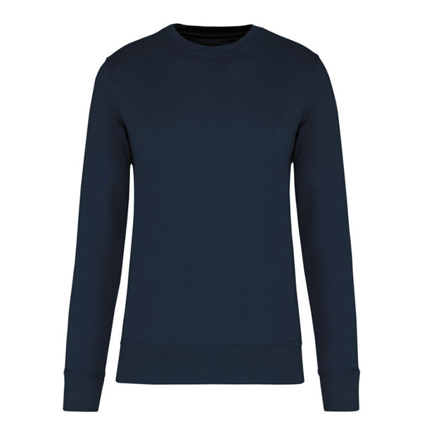 SWEAT COL ROND HOMME 85%COTON BIO 15% POLYESTER RECYCLE REF.K4025