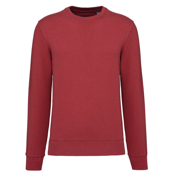 SWEAT COL ROND HOMME 85%COTON BIO 15% POLYESTER RECYCLE REF.K4025