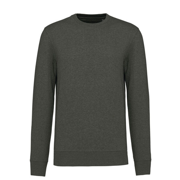 SWEAT COL ROND HOMME 85%COTON BIO 15% POLYESTER RECYCLE REF.K4025