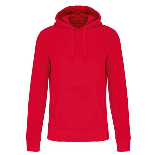 SWEAT A CAPUCHE HOMME 85%COTON BIO 15% POLYESTER RECYCLE REF.K4027