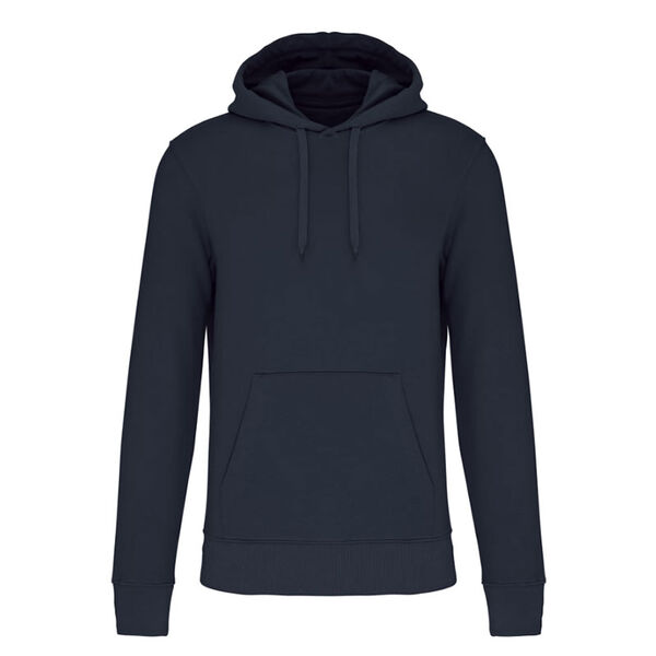 SWEAT A CAPUCHE HOMME 85%COTON BIO 15% POLYESTER RECYCLE REF.K4027