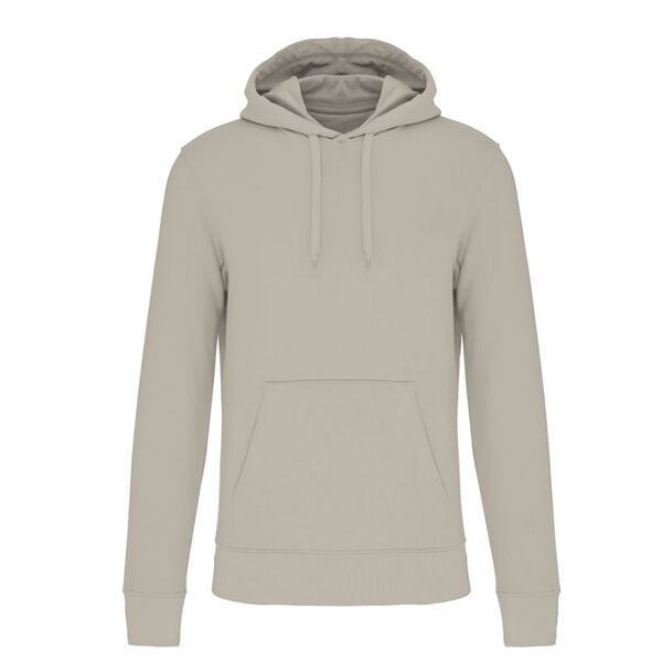 SWEAT A CAPUCHE HOMME 85%COTON BIO 15% POLYESTER RECYCLE REF.K4027