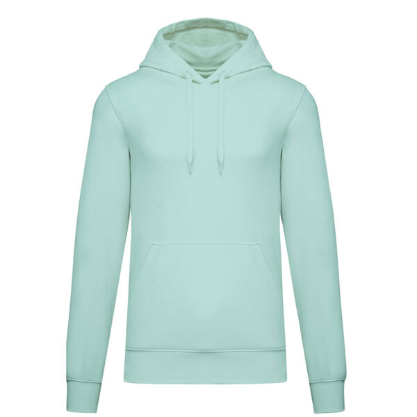 SWEAT A CAPUCHE HOMME 85%COTON BIO 15% POLYESTER RECYCLE REF.K4027