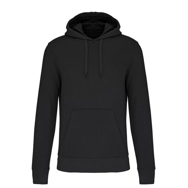 SWEAT A CAPUCHE HOMME 85%COTON BIO 15% POLYESTER RECYCLE REF.K4027