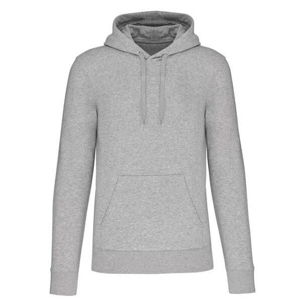 SWEAT A CAPUCHE HOMME 85%COTON BIO 15% POLYESTER RECYCLE REF.K4027