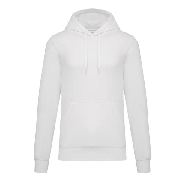 SWEAT A CAPUCHE HOMME 85%COTON BIO 15% POLYESTER RECYCLE REF.K4027