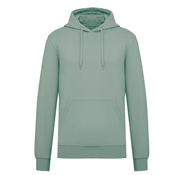 SWEAT A CAPUCHE HOMME 85%COTON BIO 15% POLYESTER RECYCLE REF.K4027