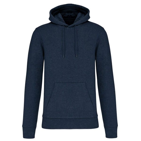 SWEAT A CAPUCHE HOMME 85%COTON BIO 15% POLYESTER RECYCLE REF.K4027