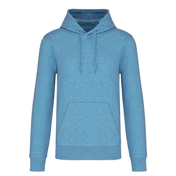 SWEAT A CAPUCHE HOMME 85%COTON BIO 15% POLYESTER RECYCLE REF.K4027