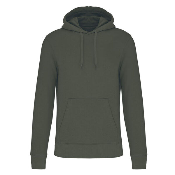 SWEAT A CAPUCHE HOMME 85%COTON BIO 15% POLYESTER RECYCLE REF.K4027