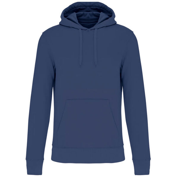 SWEAT A CAPUCHE HOMME 85%COTON BIO 15% POLYESTER RECYCLE REF.K4027