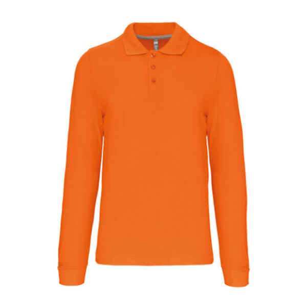 POLO HOMME ML COTON COULEUR R&eacute;f : K243