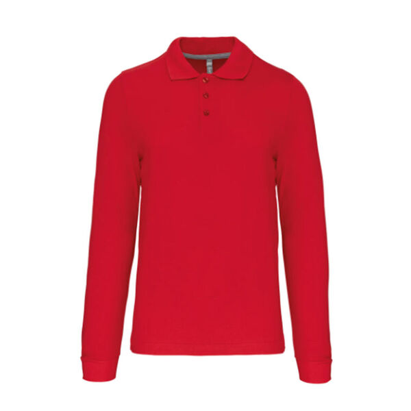 POLO HOMME ML COTON COULEUR R&eacute;f : K243