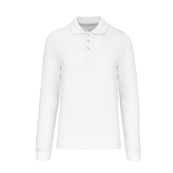 POLO HOMME ML COTON COULEUR R&eacute;f : K243