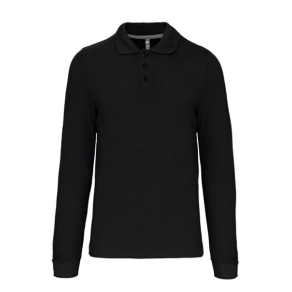 POLO HOMME ML COTON COULEUR R&eacute;f : K243