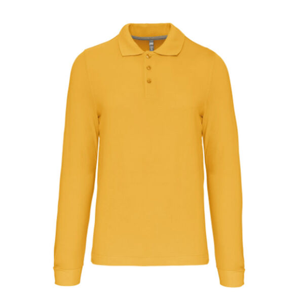 POLO HOMME ML COTON COULEUR R&eacute;f : K243