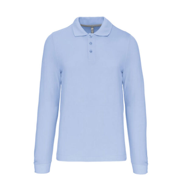 POLO HOMME ML COTON COULEUR R&eacute;f : K243