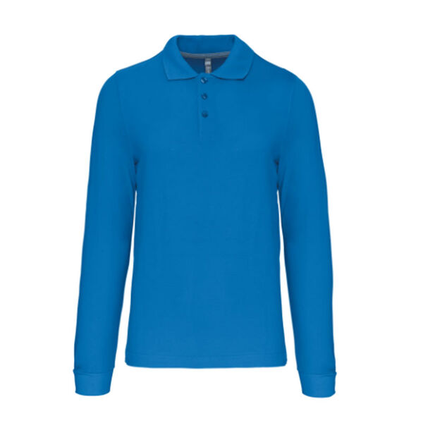 POLO HOMME ML COTON COULEUR R&eacute;f : K243