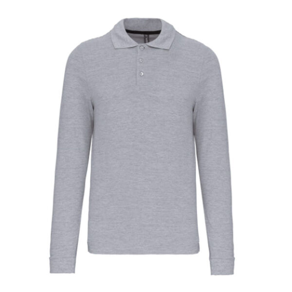 POLO HOMME ML COTON COULEUR R&eacute;f : K243