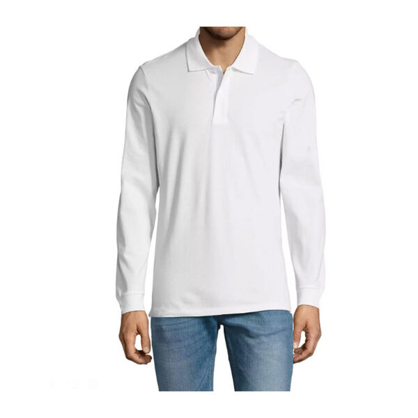 POLO PIQUE HOMME PERFECT ML 100% COTON 180GR REF.02087