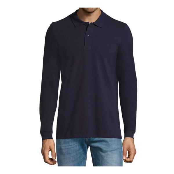 POLO PIQUE HOMME PERFECT ML 100% COTON 180GR REF.02087