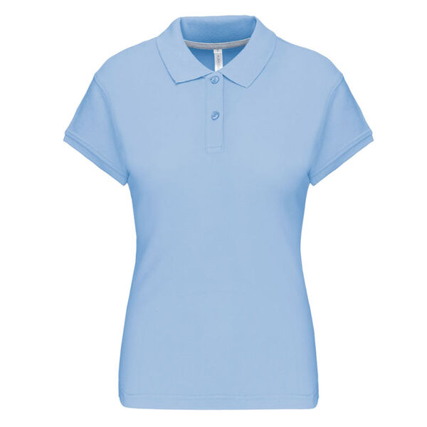 POLO FEMME KARIBAN 100% COTON MC 220g R&eacute;f. K242