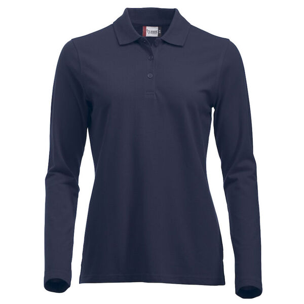 POLO FEMME MARION ML MAILLE PIQUEE COTON 200g R&eacute;f.028247