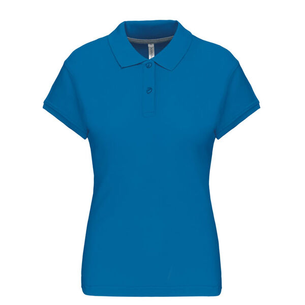 POLO FEMME KARIBAN 100% COTON MC 220g R&eacute;f. K242