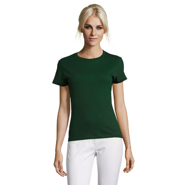 T.SHIRT FEMME 150 GR COL ROND REGENT  REF.01825