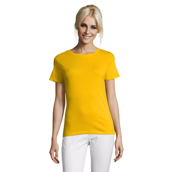 T.SHIRT FEMME 150 GR COL ROND REGENT  REF.01825