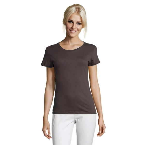 T.SHIRT FEMME 150 GR COL ROND REGENT  REF.01825