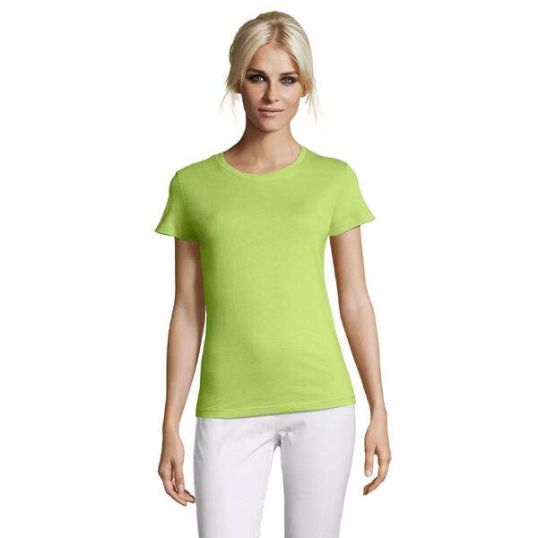 T.SHIRT FEMME 150 GR COL ROND REGENT  REF.01825