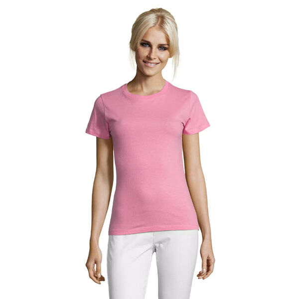 T.SHIRT FEMME 150 GR COL ROND REGENT  REF.01825