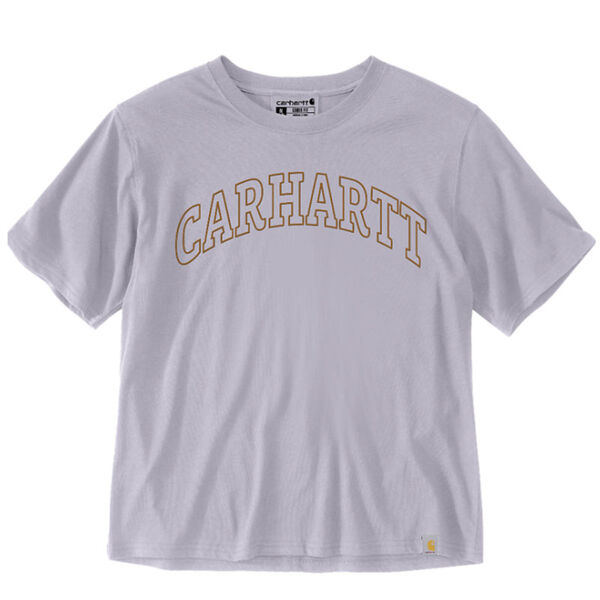 T SHIRT MC FEMME GRAPHIC LOGO POITRINE 100% COTON 163GR REF.106186