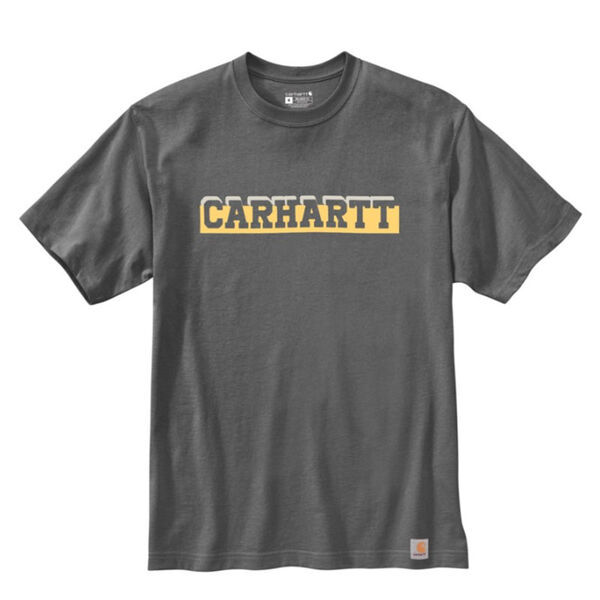 T-SHIRT MC LOGO GRAPHITE 230GR COTON/POLYESTER REF.105909