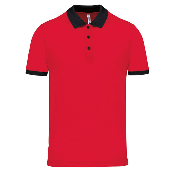 POLO HOMME MAILLE PIQUEE 180GR  MC POLYESTER COOL PLUS REF PA489