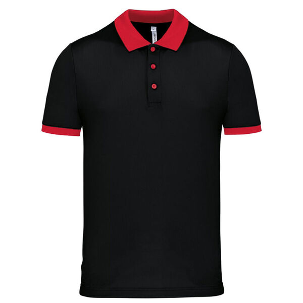 POLO HOMME MAILLE PIQUEE 180GR  MC POLYESTER COOL PLUS REF PA489