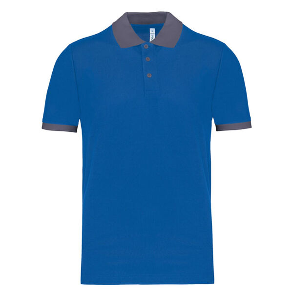 POLO HOMME MAILLE PIQUEE 180GR  MC POLYESTER COOL PLUS REF PA489