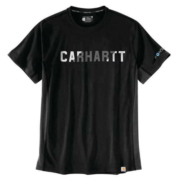 T SHIRT MC FORCE BLOCK AVEC LOGO COTON/POLY 195GR  REF.105203