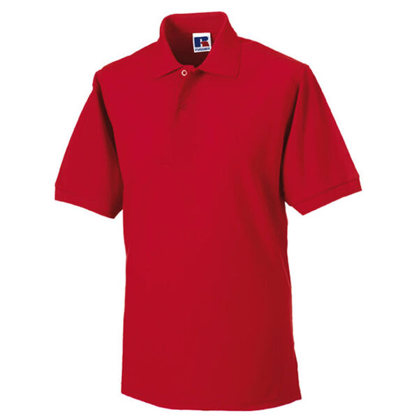 POLO RUSSELL WORKWEAR MC POLY COTON COULEUR R&eacute;f.RU599MC