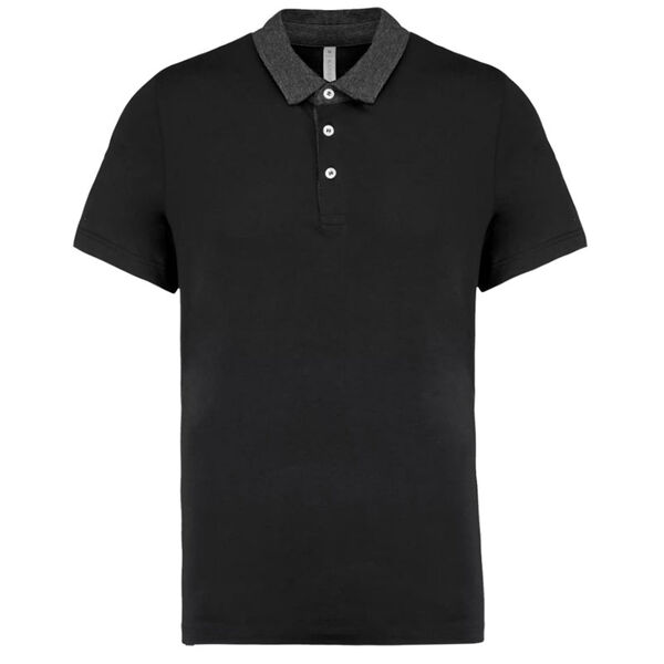 POLO JERSEY HOMME BICOLORE 100% COTON  REF.K260