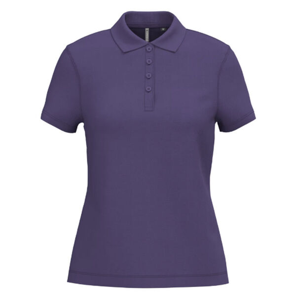 POLO FEMME MC 100% COTON PIQUE 180 GR R&eacute;f : K255